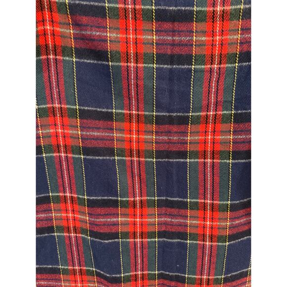 J.Crew Plaid Fringe Trim Shawl Scarf Wrap Women's Multicolor - Picture 4 of 7